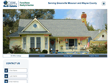 Tablet Screenshot of greenvillemorealty.com